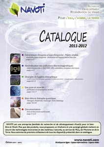Couverture catalogue NAVOTI 2011/2012
